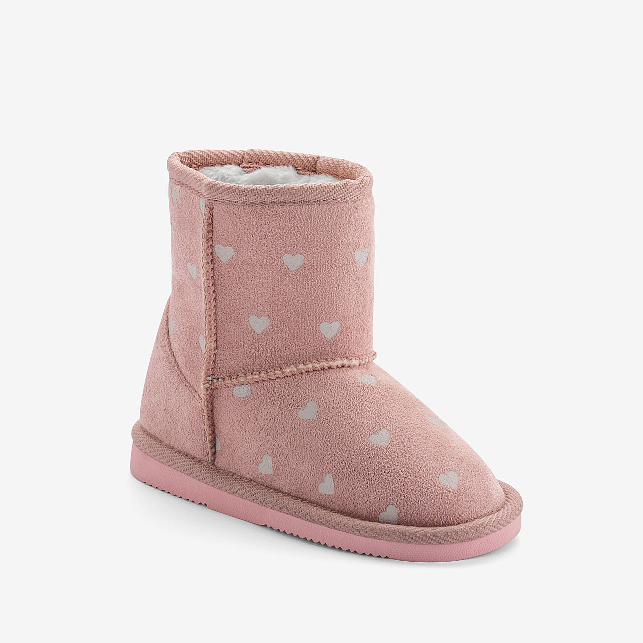 Dětské zimní boty COQUI Valenka Powder pink hearts 31