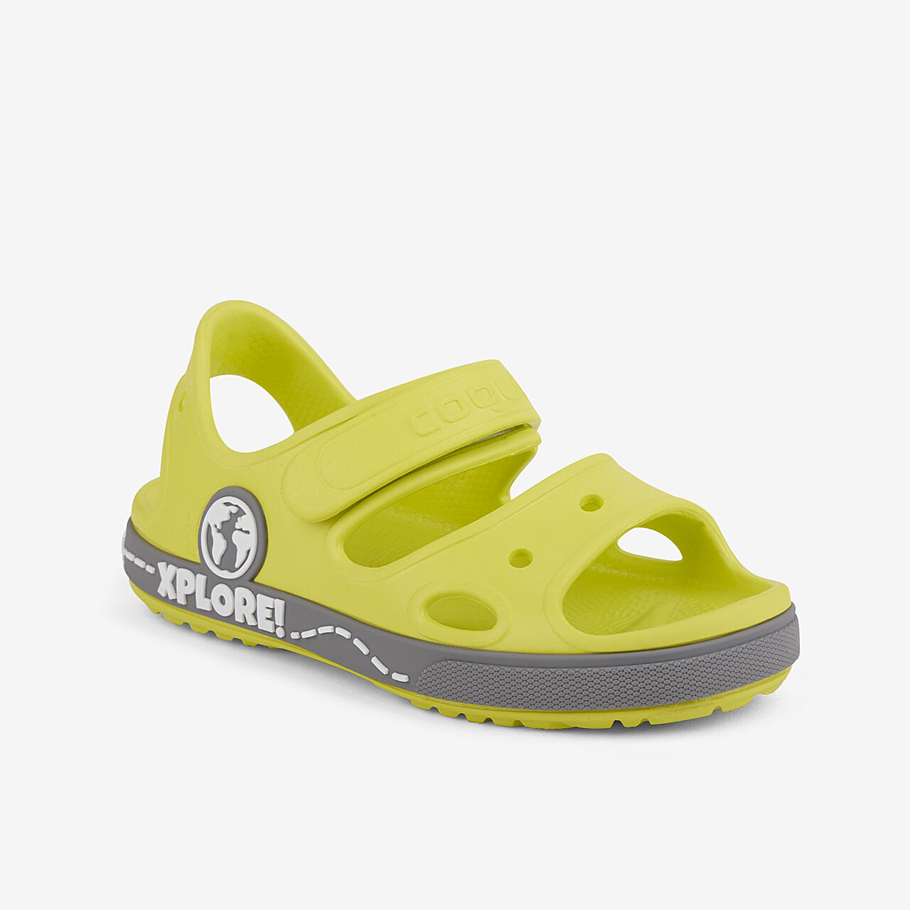 Dětské sandály COQUI YOGI Citrus/Mid. grey 34/35