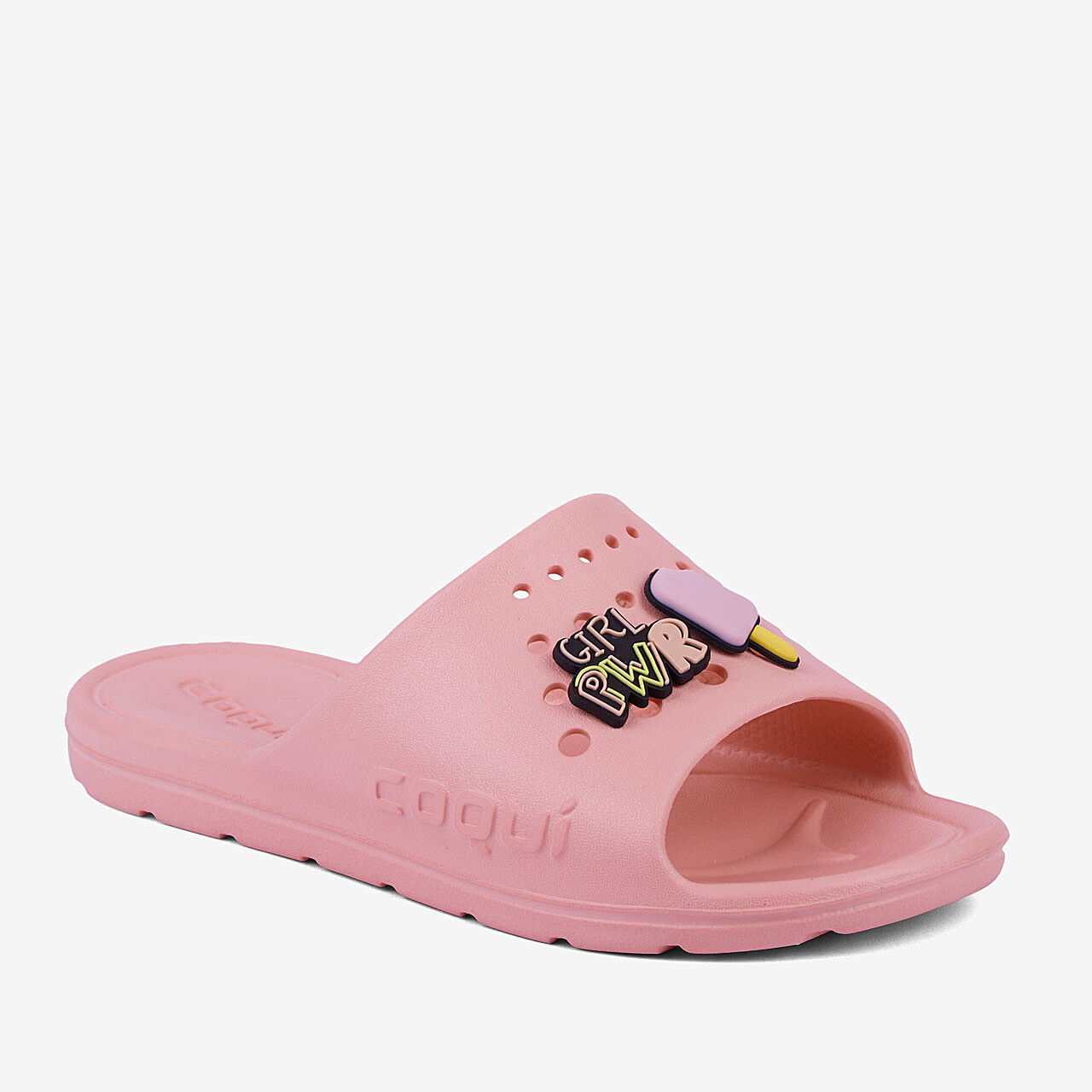 Dětské pantofle COQUI LONG Baby Pink + Amulet 36/37