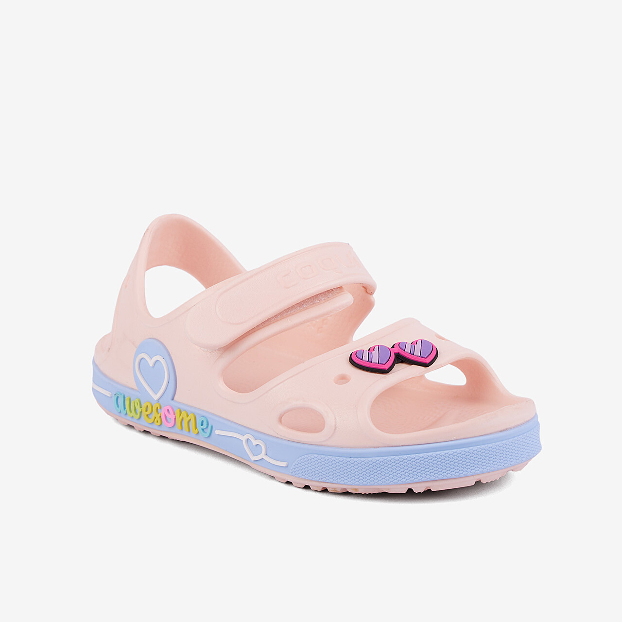 Dětské sandály COQUI YOGI Candy Pink/Candy Blue Rainbow + Amulet 29/30