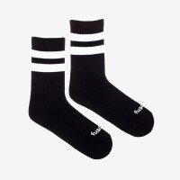 SOCKS Šport čierny pásik