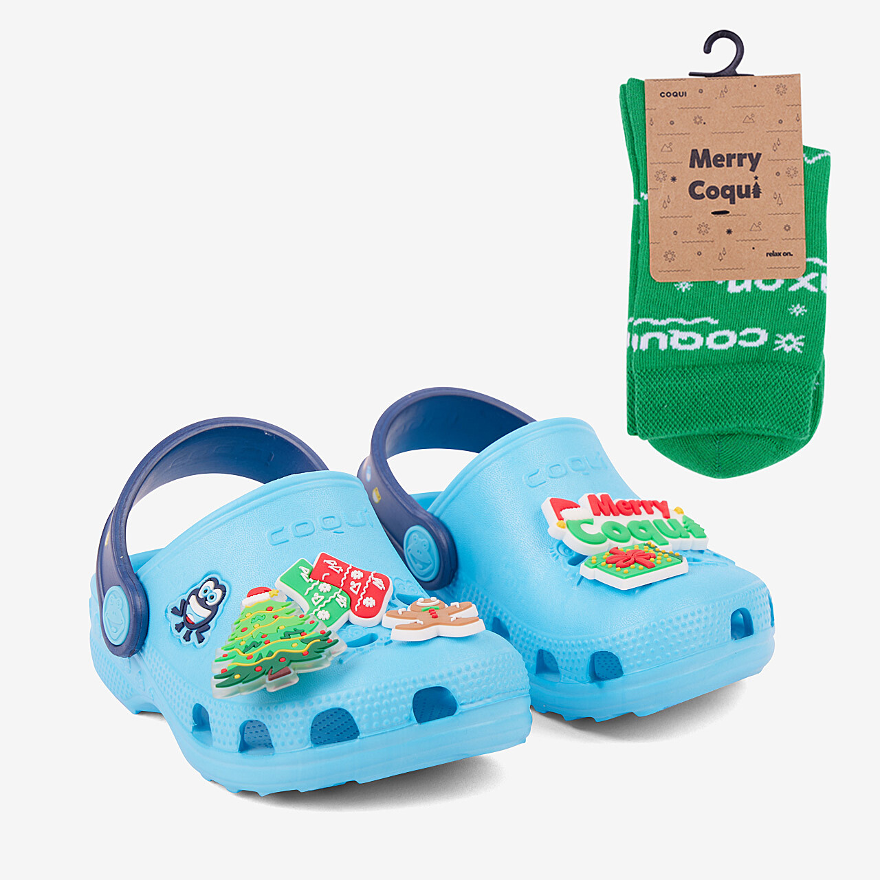 LITTLE FROG Blue/Navy 23/24-31/32) + Green X-mas | COQUI shoes 2026