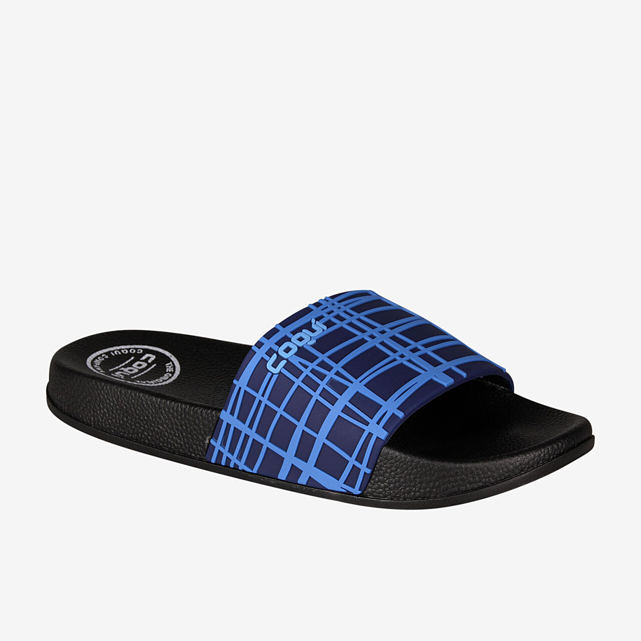 Pánské pantofle COQUI FLEXI Black/Blue splash 41