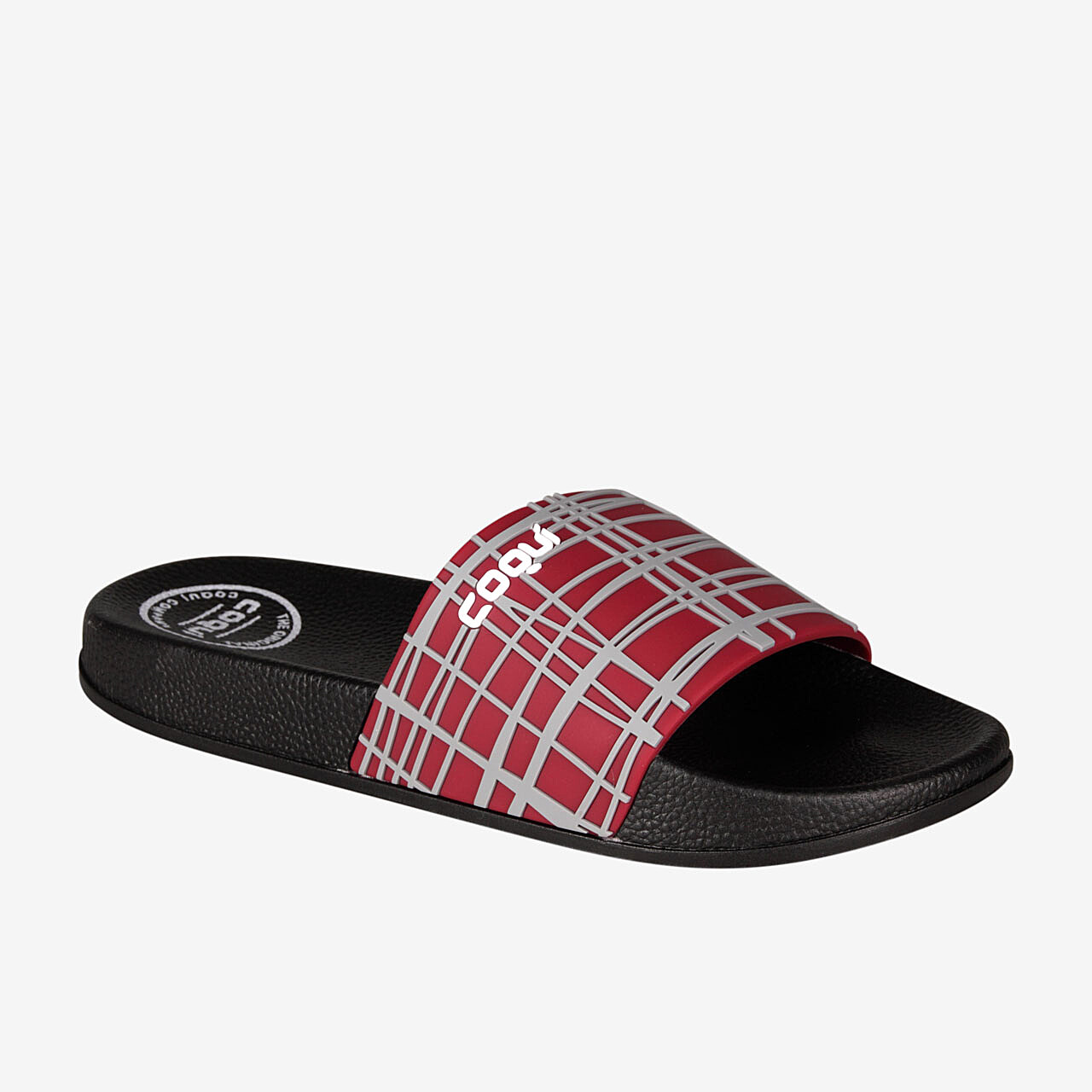Pánské pantofle COQUI FLEXI Black/Red splash 42