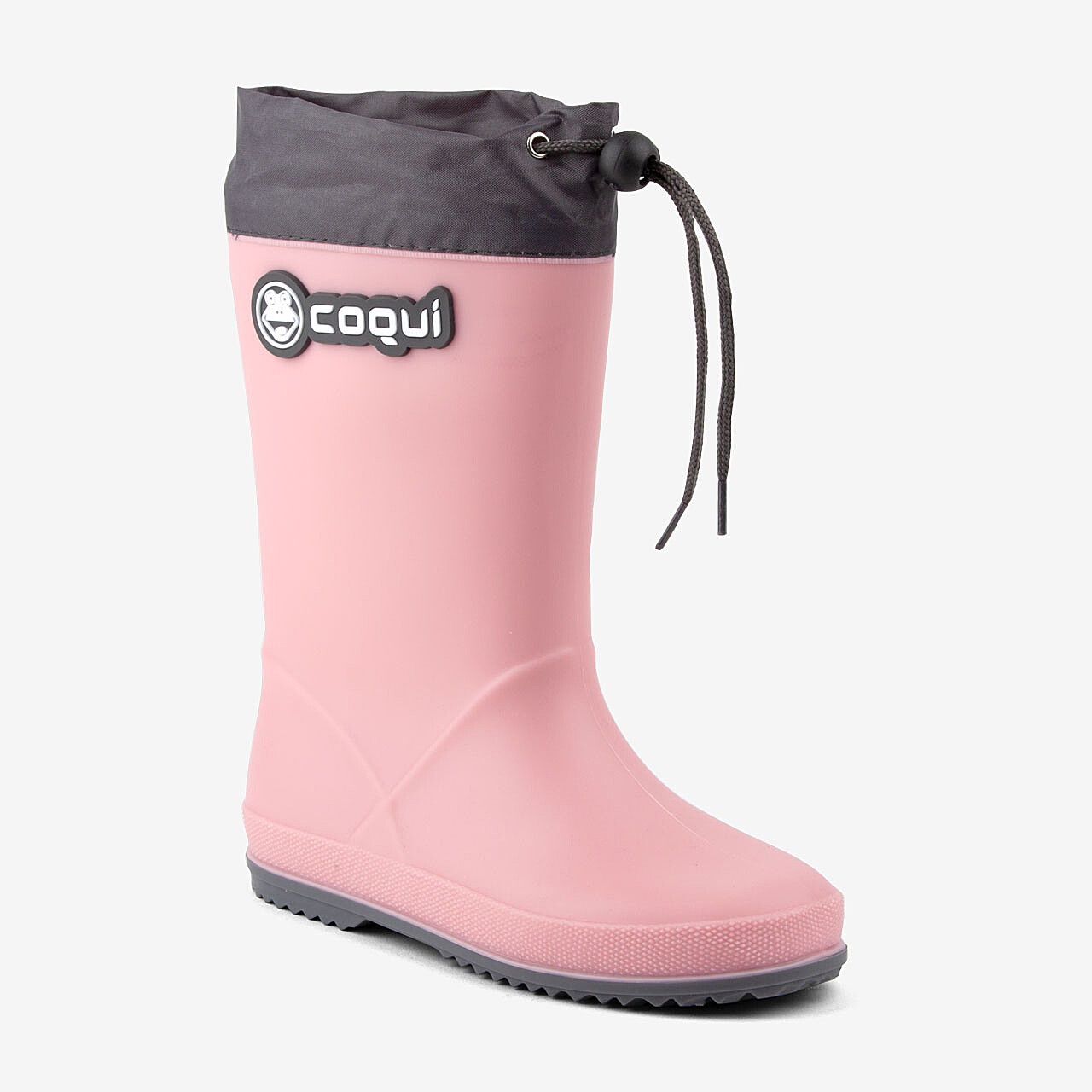 Dětské holínky COQUI RAINY COLLAR Powder pink/Dk. grey 33