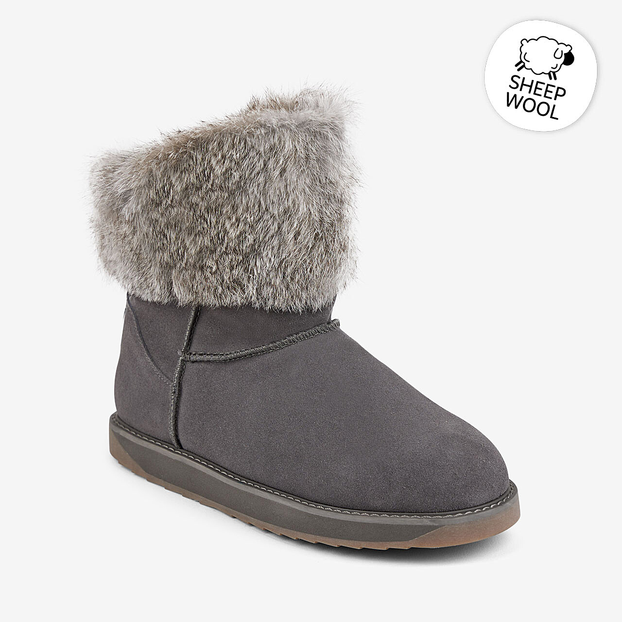 Dámské zimní boty COQUI VALENKA middle Grey/Silver fur 39