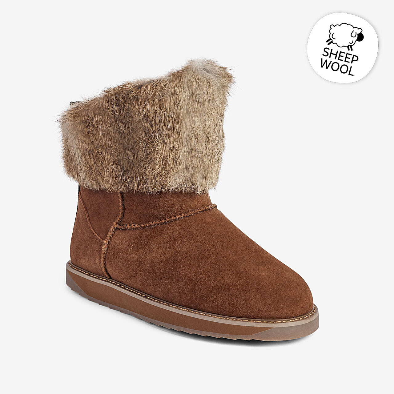 Dámské zimní boty COQUI Valenka Oak/Lt. brown fur 39