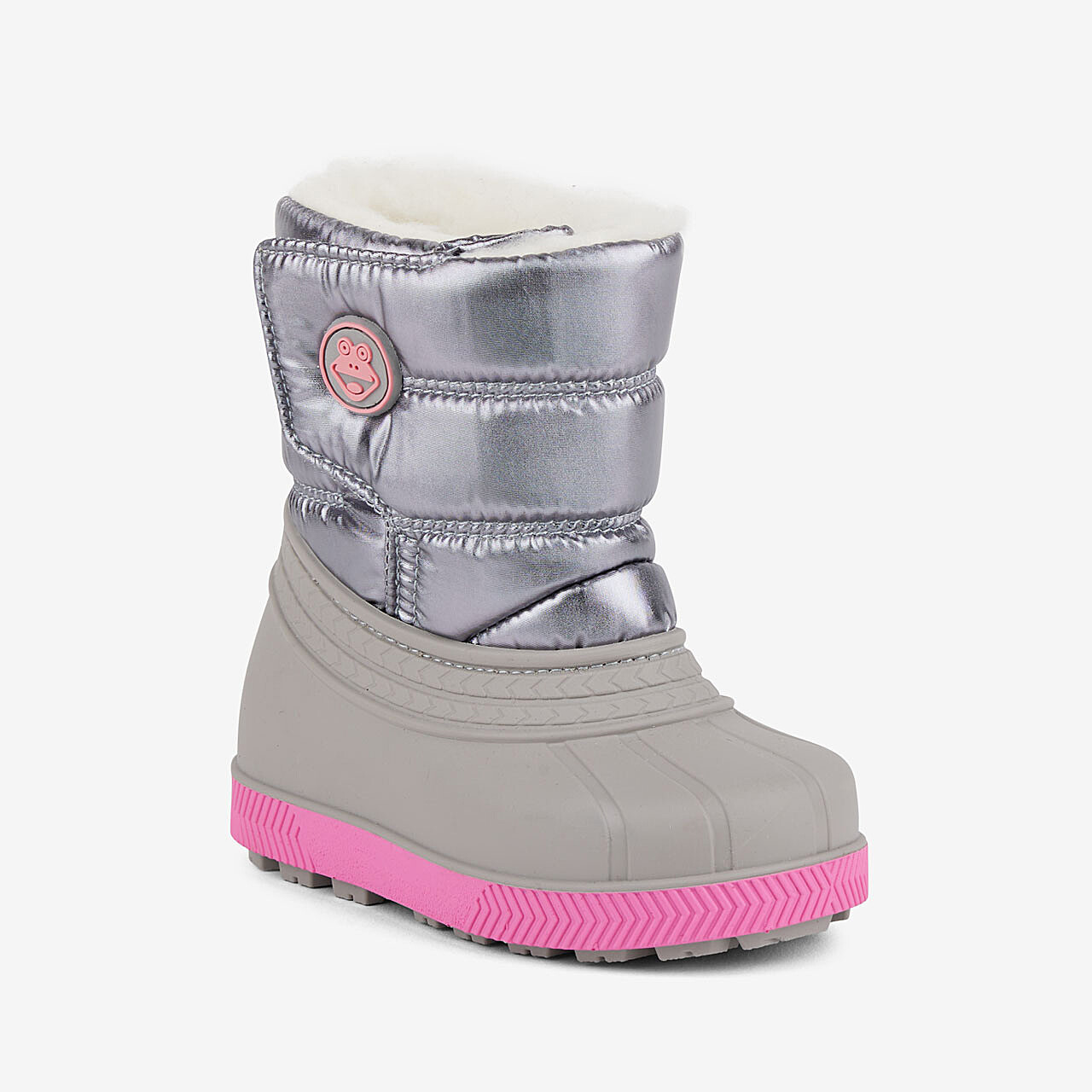 Dětské zimní boty COQUI MIKI Mid. grey silver 22/23