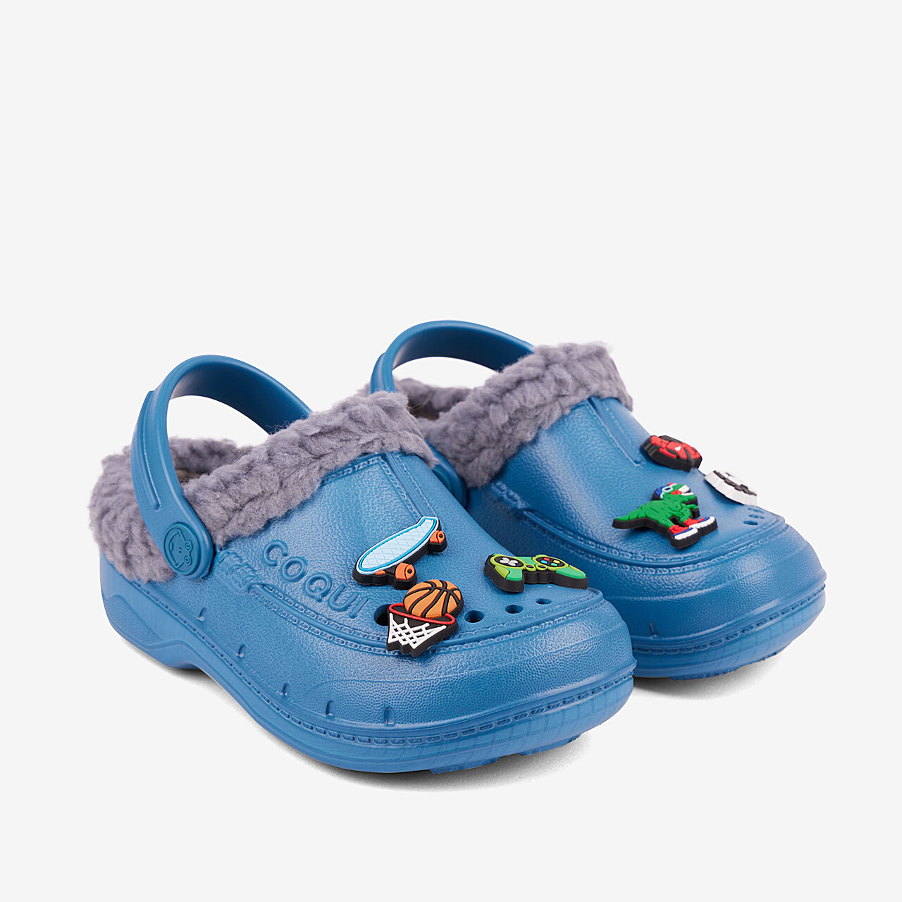 Dětské zimní boty COQUI HUSKY Niagara Blue/Dk. Grey + SET 67 28/29