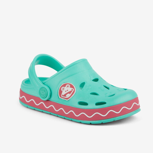 Clogs FROGGY mint/pink