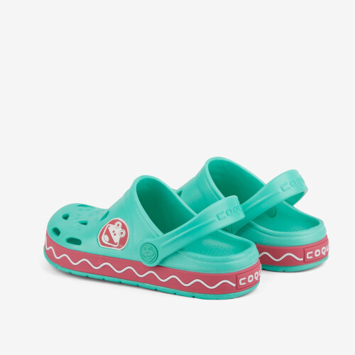 Clogs FROGGY mint/pink