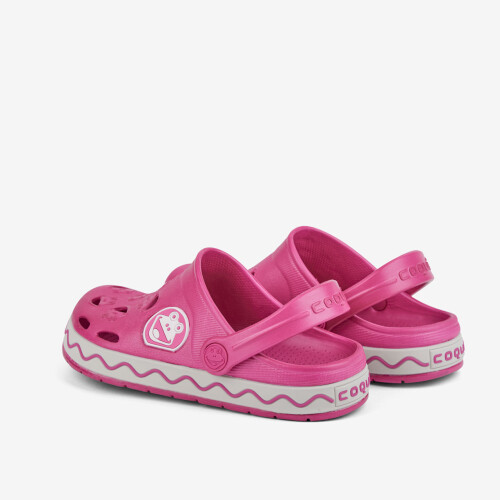 Clogs FROGGY pink/grau