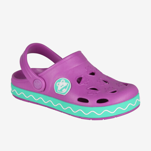 Clogs FROGGY lila/mint