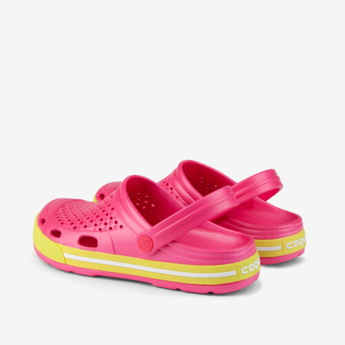 Clogs LINDO pink/gelb