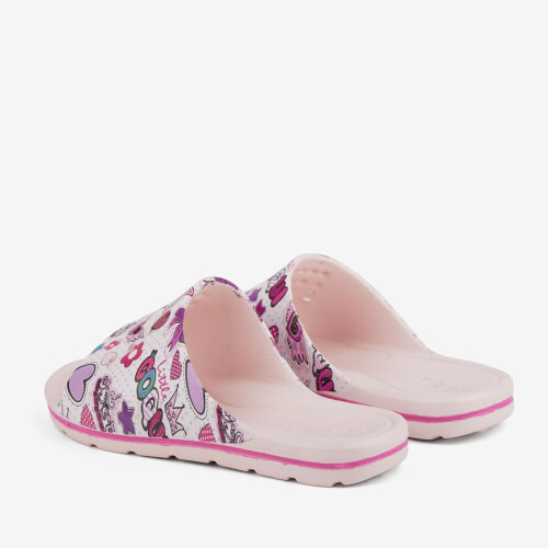 Slipper LONG PRINTED rosa/pink