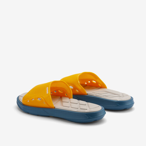 Pantofle MELKER modrá/oranžová