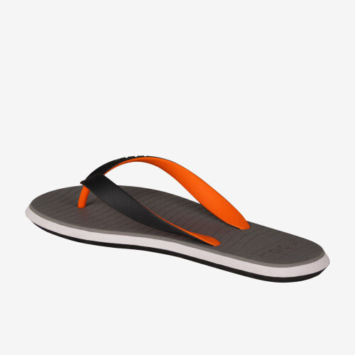 KARE flip-flop papucs antracit narancssárga