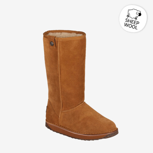 Зимові жіночі високі чоботи COQUI VALENKA (159 Lt. brown) коричневий/рудий коричневий