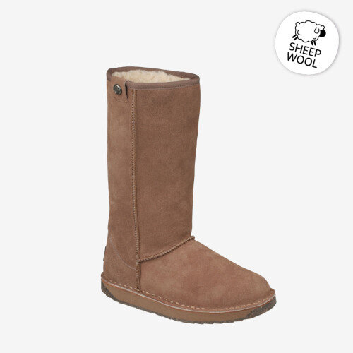 Зимові жіночі високі чоботи COQUI VALENKA (159 Tan) світло-коричневий/бежевий світло-коричневий