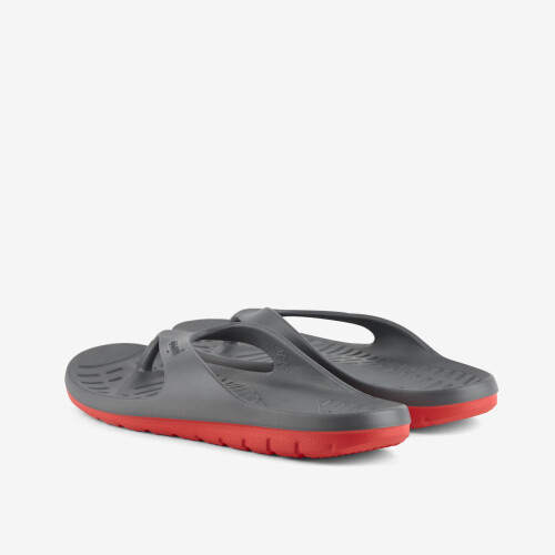 ZUCCO flip-flop papucs sötétszürke/piros