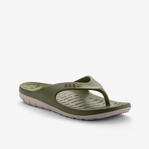 ZUCCO flip-flop papucs katonai zöld szürke