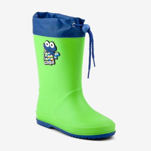 Regenstiefel RAINY COLLAR FROG grün/blau