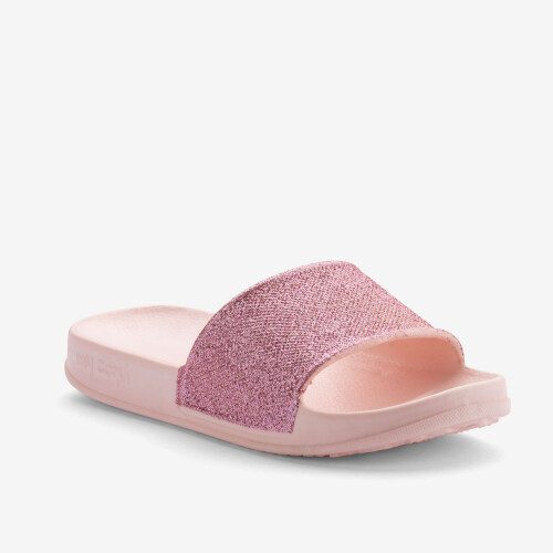 Pantofle TORA GLITTER růžová/glitrovaná