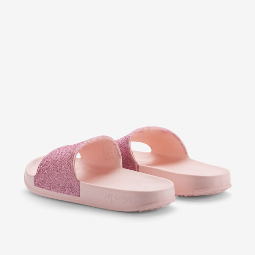 Pantofle TORA GLITTER růžová/glitrovaná