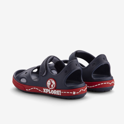 Sandalen YOGI navy blau/rot