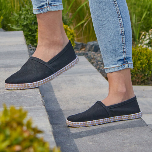 Espadrilles PLATA Schwarz