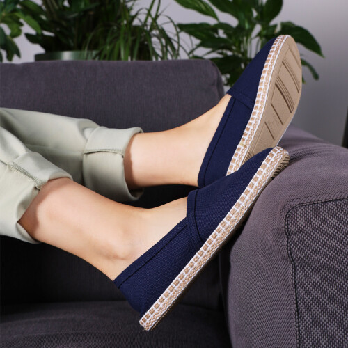 Espadrilles PLATA Navy Blau