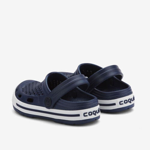 Сабо (крокси) дитячі COQUI LINDO (6423 Navy/White navy) синій темно-синій