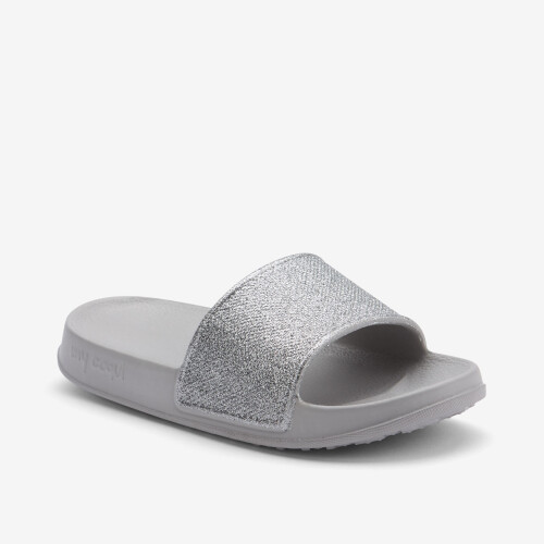 Pantofle TORA GLITTER šedá/glitrovaná