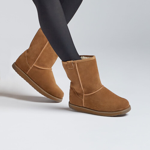 VALENKA Boots middle braun