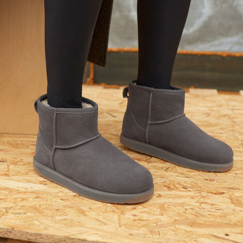 VALENKA Boots low grau