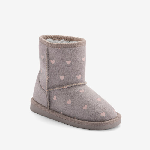 Kinder VALENKA BOOTS grau/herzen