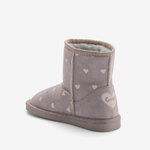 Kinder VALENKA BOOTS grau/herzen