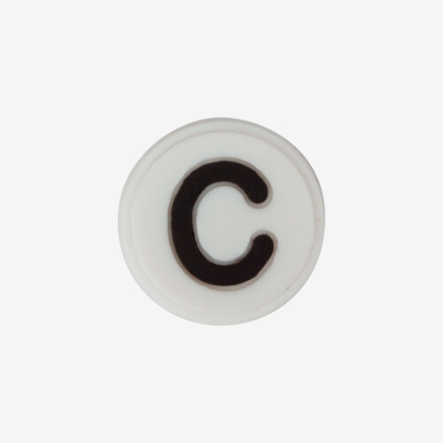 AMULET abeceda C čierna/biela