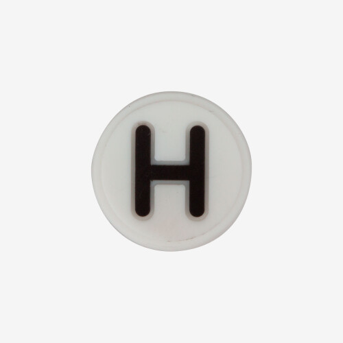 AMULET abeceda H čierna/biela [HU]