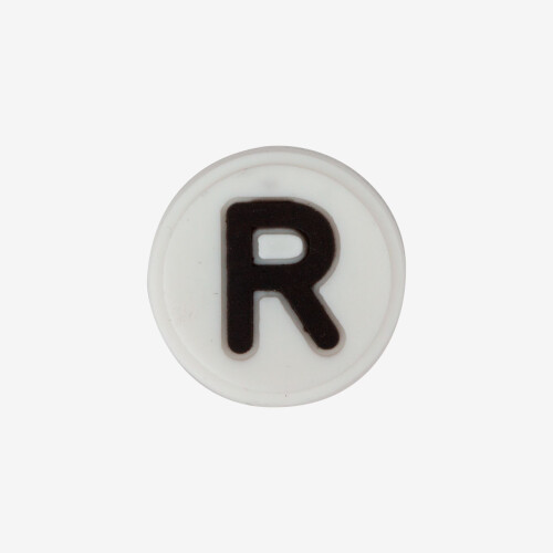 AMULET abeceda R čierna/biela [HU]