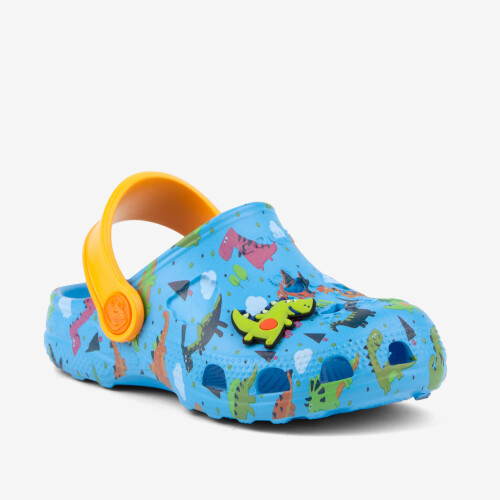 Clogs LITTLE FROG Dino mit Anstecker