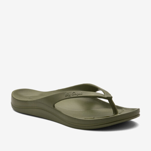 NAITIRI flip-flop papucs katonai zöld