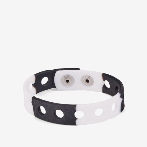 BRACELET Black and white bracelet 21 cm