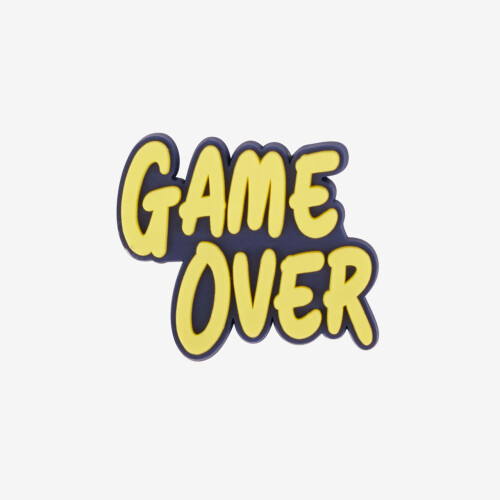 AMULET nápis Game over žltá