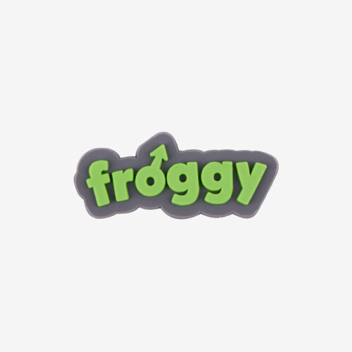AMULET nápis Froggy zelený