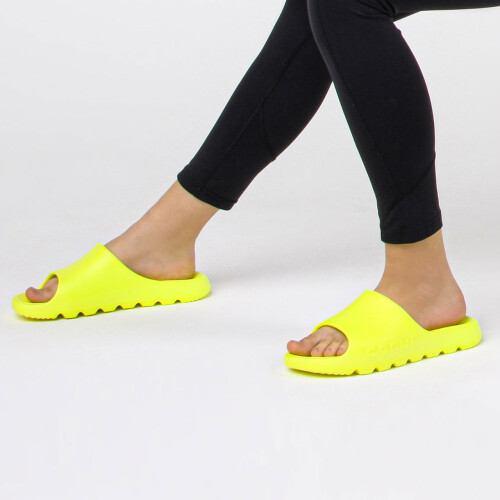 Pantofle LOU žluté neon