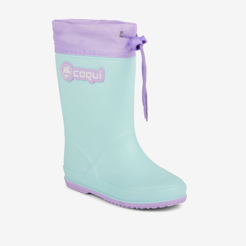 Дитячі гумові чоботи COQUI RAINY (8509  Lt. Mint/Lt. Lila) м&#039;ятний/ментоловий м&#039;ятний/світло-фіалковий