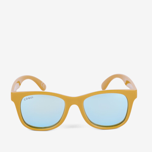 Slnečné okuliare K horčicová, modré sklá