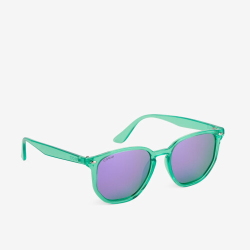 Slnečné okuliare UNISEX zelená, fialové sklá