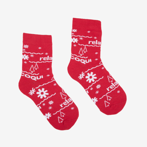 Різдвяні шкарпетки для дітей червоні